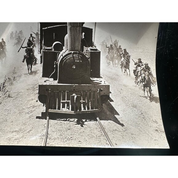 Vintage 1959 North West Frontier Movie Train Under Attack Still Photo - Picture 6 of 13